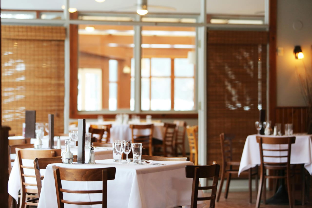 The dining room